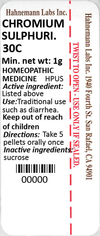 Chromium Sulphuricum 30C 1g - Chromium Sulphuricum 30C 1g
